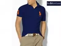 polo tee shirt mode trois caracteres nouveaux,polo tee shirt sleeve short hommes femmes high bleu orange